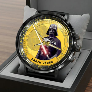 Star Wars Black Stainless Steel Watch – MNPST0903