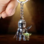 Star Wars: The Mandalorian Custom Shape 2-sided Keychain – MNPST0324