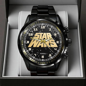 Star Wars Black Stainless Steel Watch – MNPST0075