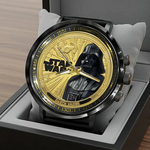 Star Wars Black Stainless Steel Watch – MNPST0899