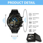 Star Wars Black Stainless Steel Watch – MNPST1238