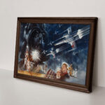 Star Wars Rectangle Canvas With Inner Frame – MNPST0449