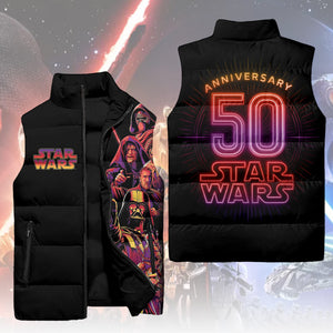 Star Wars 50 Years Anniversary 3D Sleeveless Down Jacket – MNPST0793