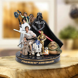 Star Wars 50th Anniversary Custom Shape Acrylic Plaque – MNPST0205
