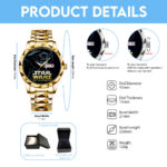 Star Wars 50th Anniversary Alloy Luxury Quartz Watch – MNPST0376
