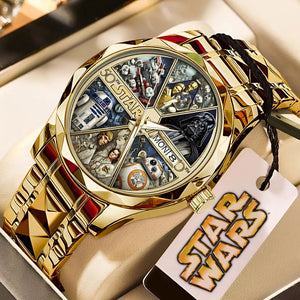 Star Wars 50th Anniversary Alloy Luxury Quartz Watch – MNPST0320
