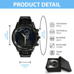 Star Wars 50th Anniversary Black Stainless Steel Watch – MNPST0377