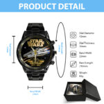 Star Wars 50th Anniversary Black Stainless Steel Watch – MNPST0159
