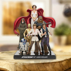 Star Wars 50th Anniversary Custom Shape Acrylic Plaque – MNPST0261