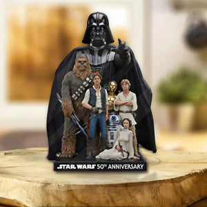 Star Wars 50th Anniversary Custom Shape Acrylic Plaque – MNPST0260