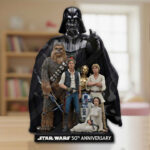 Star Wars 50th Anniversary Custom Shape Acrylic Plaque – MNPST0260