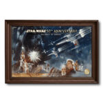 Star Wars 50th Anniversary Rectangle Canvas With Inner Frame – MNPST0250