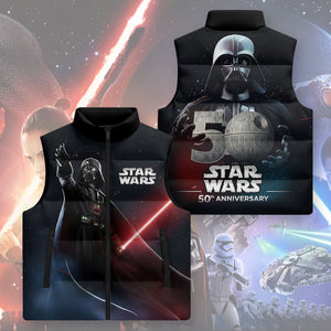 Star Wars 50th Anniversary 3D Sleeveless Down Jacket – MNPST0859
