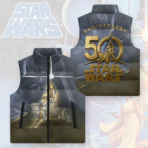 Star Wars 50th Anniversary 3D Sleeveless Down Jacket – MNPST0852