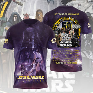 Star Wars 50th Anniversary 2027 3D Apparel – MNPST0097