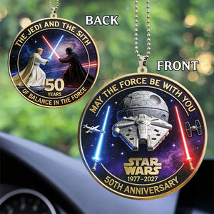 Star Wars 50th Anniversary 2027 Custom shape 2-sided Acrylic Car Ornament – MNPST0274