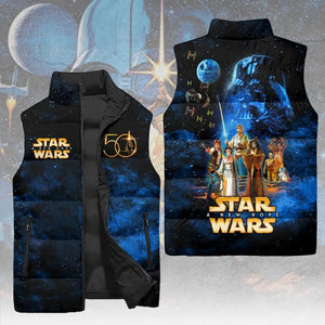 Star Wars 50th Anniversary 3D Sleeveless Down Jacket – MNPST0426