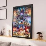 Star Wars 50th Anniversary Rectangle Canvas With Inner Frame – MNPST0236