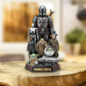 Star Wars x Mandalorian Custom Shape Acrylic Plaque – MNPST0287