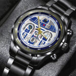Star Wars x R2-D2 Black Stainless Steel Watch – MNPST0085