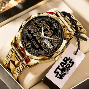 Star Wars 50th Anniversary Alloy Luxury Quartz Watch – MNPST0444