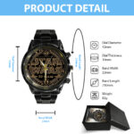 Star Wars 50th Anniversary Black Stainless Steel Watch – MNPST0443