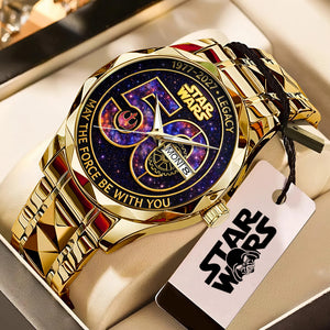 Star Wars 50th Anniversary 2027 Alloy Luxury Quartz Watch – MNPST0338