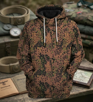 German Pea Dot Camo Hoodie, Pants Set for Cosplay, Costume MNP003CS