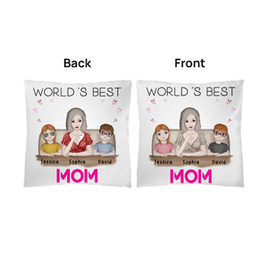 World´s best mom - Personalized Mom Pillow