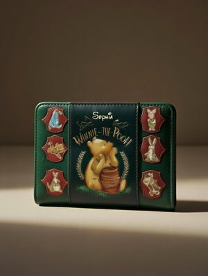 Honey Bear and Friends - Personalized Leather Handbag And Long Wallet | MNPHB01003
