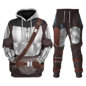 Beskar Mandalorian Costume Hoodie Sweatshirt T-Shirt Sweatpants – MNP125CSSTW