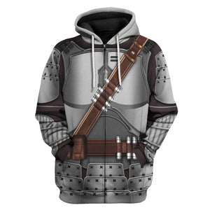 Beskar Mandalorian Samurai Costume Hoodie Sweatshirt T-Shirt Sweatpants – MNP133CSSTW