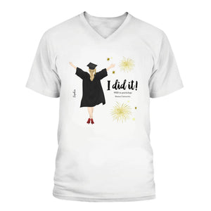 I did it - Personalized Anniversary T-Shirt