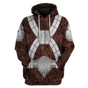 Black Krrsantan, Brown Costume Hoodie Sweatshirt T-Shirt Sweatpants – MNP132CSSTW