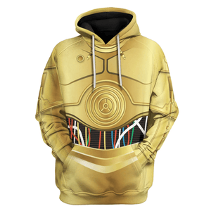C-3PO Costume Hoodie Sweatshirt T-Shirt Sweatpants – MNP177CSSTW