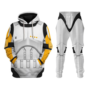 Clone Trooper Commander Costume Hoodie Sweatshirt T-Shirt Sweatpants – MNP247CSSTW