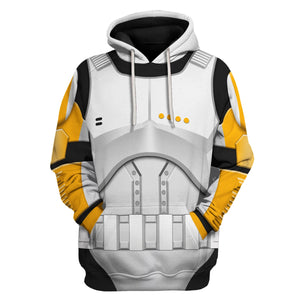 Clone Trooper Commander Costume Hoodie Sweatshirt T-Shirt Sweatpants – MNP247CSSTW