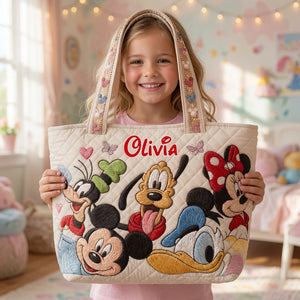 Magic Kingdom - Personalized Quilted Tote Bag - NSK10018