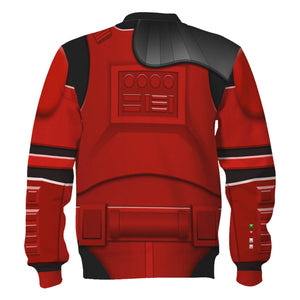 Imprerial Crimson Stormtrooper Costume Hoodie Sweatshirt T-Shirt Sweatpants – MNP178CSSTW
