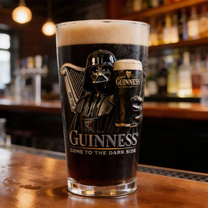 Futuristic Space Warrior - Personalized The Force Beer Glass - MNPS01BG