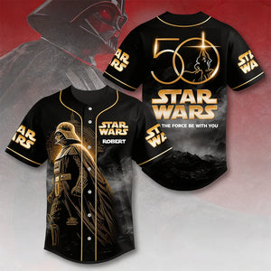 Galactic Saga 50th Anniversary - Personalized Baseball Jersey - MNPS0314NL