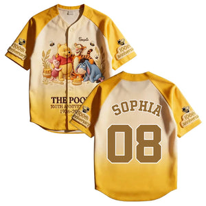 Honey Bear Celebrate Our 100th Anniversary - Personalized Baseball Jersey - MNPS0319NL