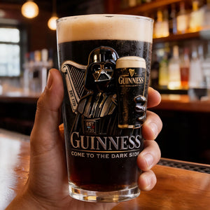 Futuristic Space Warrior - Personalized The Force Beer Glass - MNPS01BG