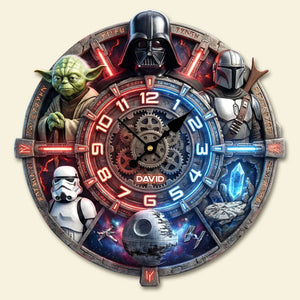 Join The Dark Side - Personalized The Force Hanging Wall Clock - MNPS01WC