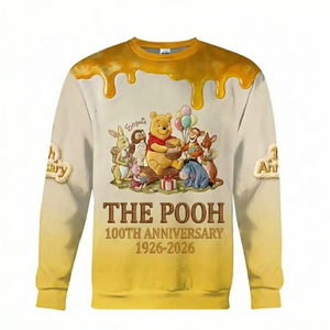 Honey Bear 100th Anniversary - Personalized Mouse All Over Shirt - MNPS0103