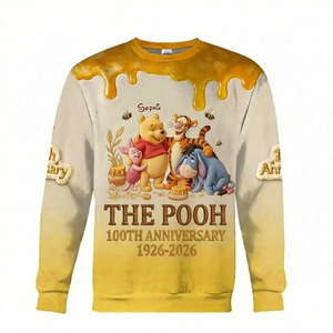 Honey Bear 100th Anniversary - Personalized Mouse All Over Shirt - MNPS0102