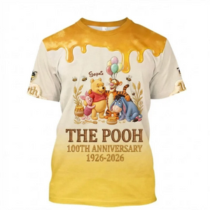 Honey Bear 100th Anniversary - Personalized Mouse All Over Shirt - MNPS0102