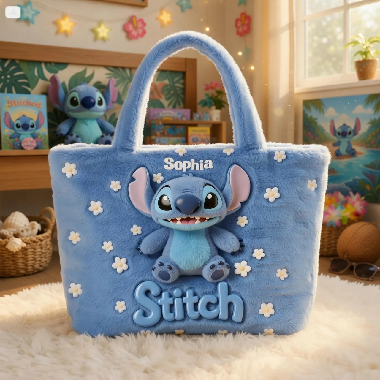 Blue Ohana - Personalized Tote Bag - NSK10030