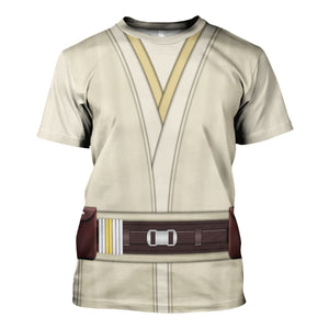 Qui-Gon Jinn’s Jedi Robes Costume Hoodie Sweatshirt T-Shirt Sweatpants – MNP151CSSTW