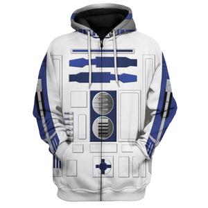R2 D2 Robot Costume Hoodie Sweatshirt T-Shirt Sweatpants – MNP262CSSTW